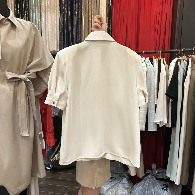 HERISH韓國東大門代購女裝新品熱賣26春夏職業襯衫蕾絲衫Herish襯衫/蕾絲衫