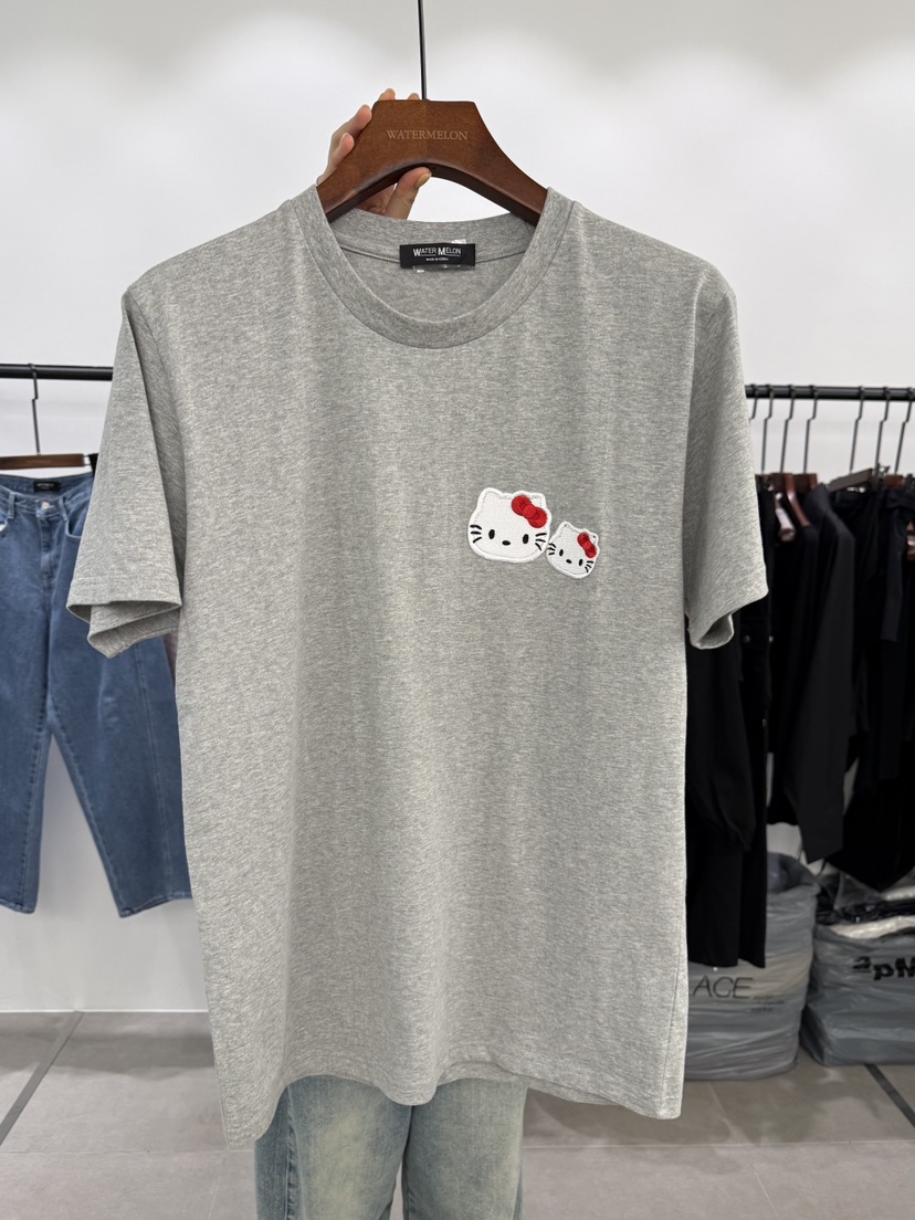 WATERMELON韓國直郵女士新品休閑推薦職業時尚熱賣26春夏T恤WATER MELONT恤圖色3