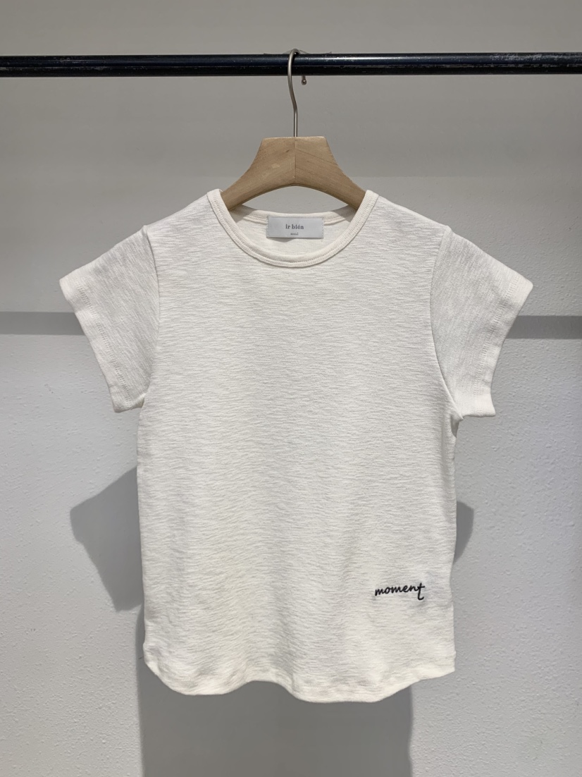IR BIEN/BIENBIEN韓國東大門代購女士新品休閑職業T恤刺繡IR BIEN/BIENBIENT恤圖色4
