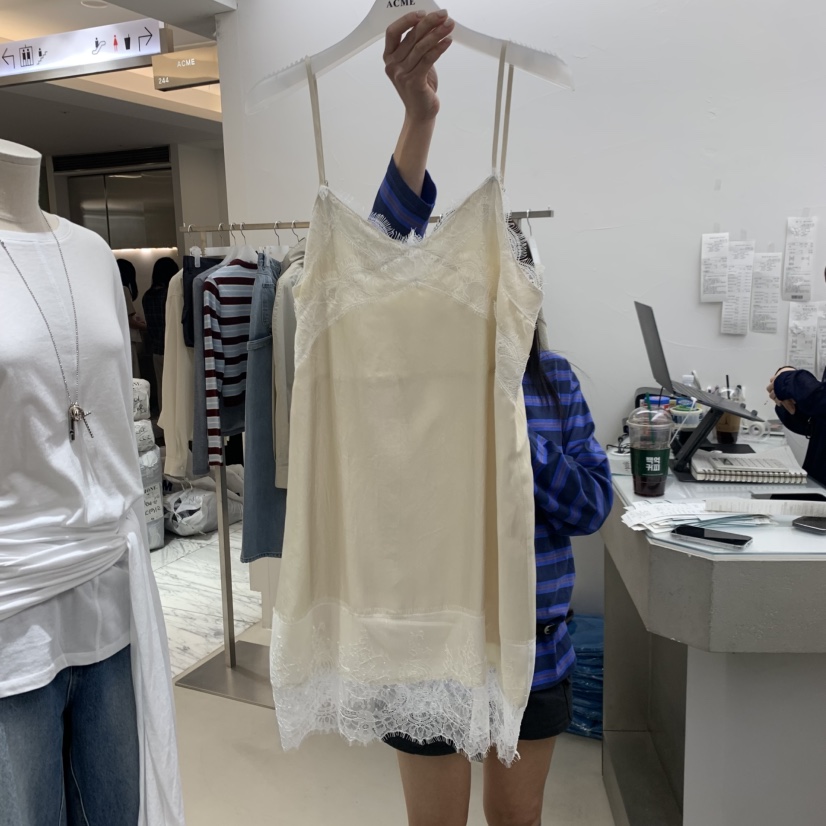 ACME韓國直郵女士新品時尚26春夏休閑熱賣推薦連衣裙蕾絲ACME連衣裙圖色1