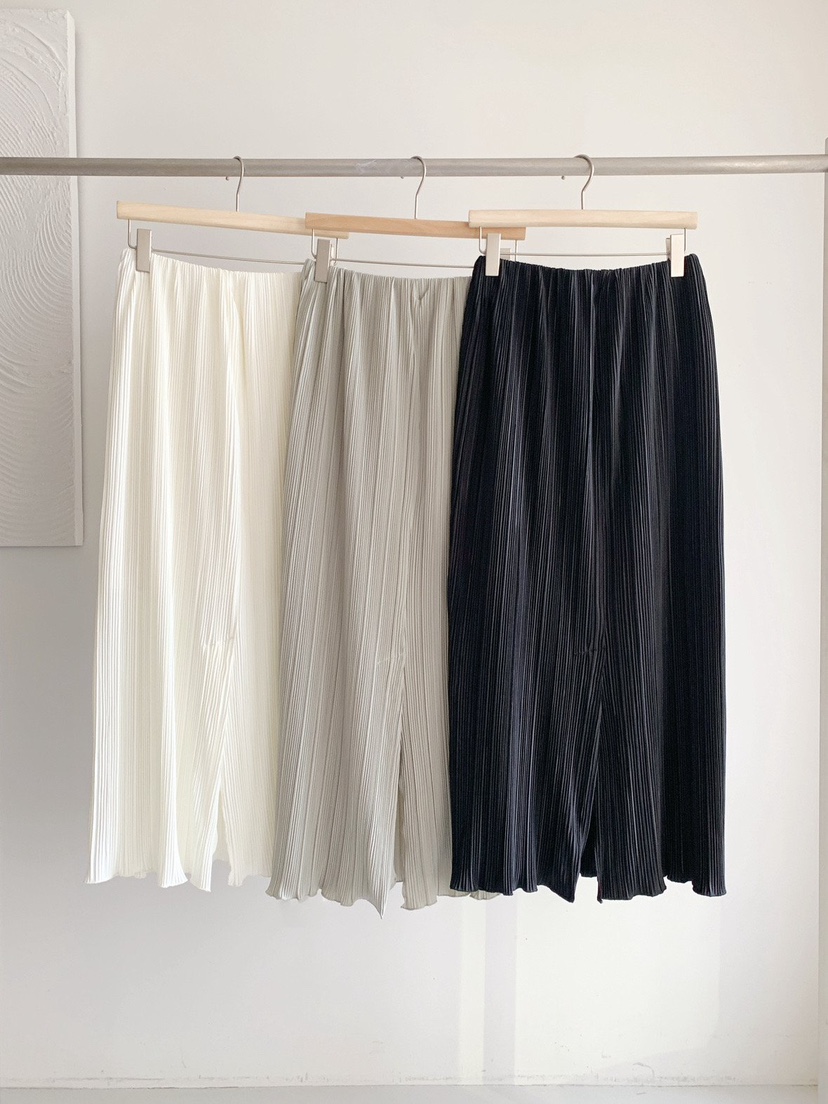 AFTERGLOW韓國東大門直郵女裝新款熱賣26春夏長裙百褶褶裙AFTERGLOW長裙