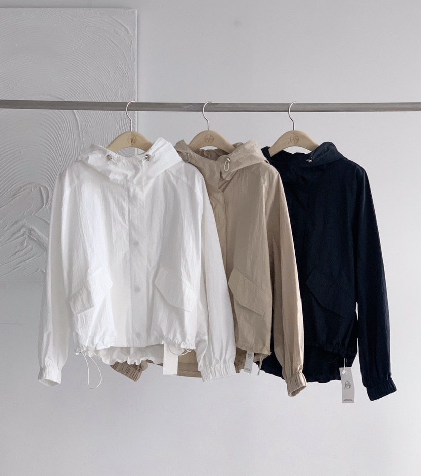 AFTERGLOW韓國代購女士新品時尚職業26春夏人氣熱賣夾克連帽AFTERGLOW夾克圖色2左二色