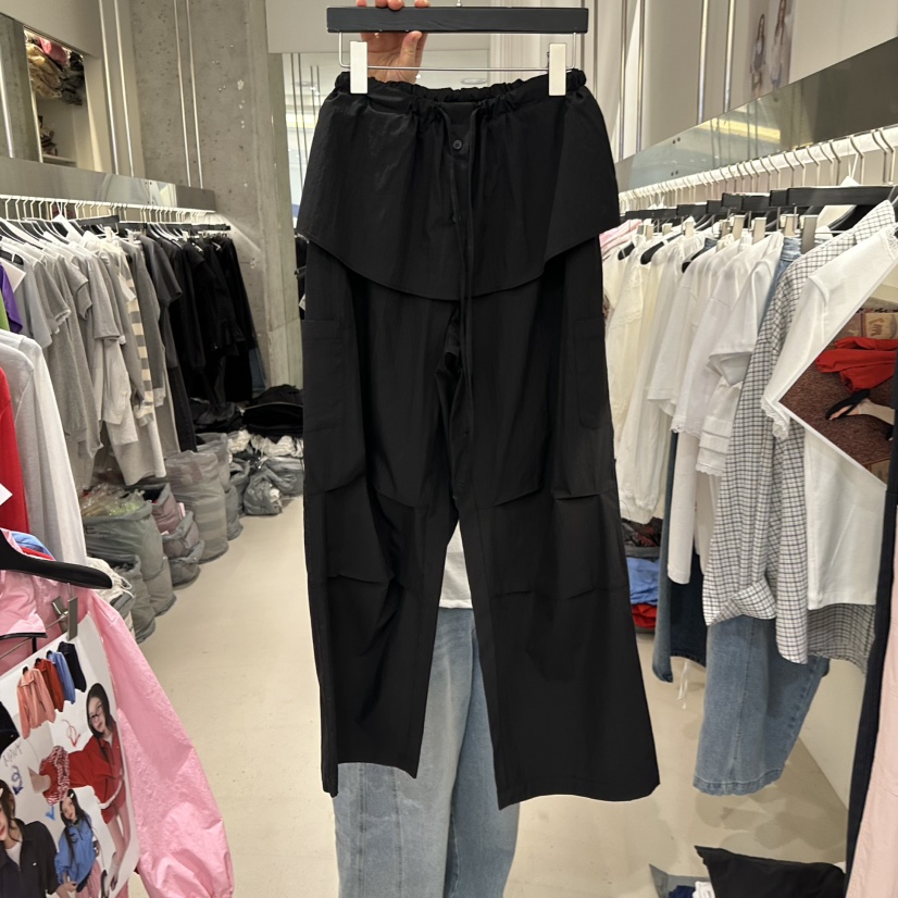 ARTE STUDIO/ATTENTION EDITORIAL韓國代購女裝新品人氣休閑褲ARTE STUDIO/ATTENTION EDITORIAL休閑褲圖色3純黑