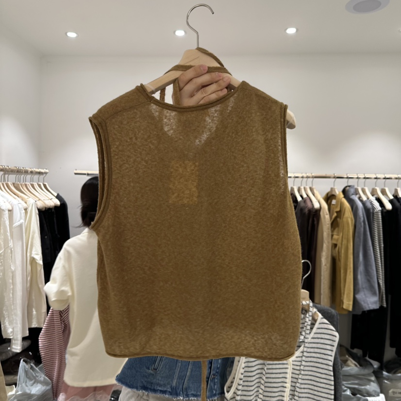 CONNAUGHT/DAILYJUD韓國代購女士新款休閑推薦馬甲含圍巾CONNAUGHT/DAILYJUD馬甲