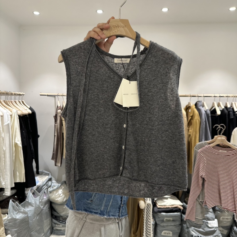 CONNAUGHT/DAILYJUD韓國代購女士新款休閑推薦馬甲含圍巾CONNAUGHT/DAILYJUD馬甲圖色3