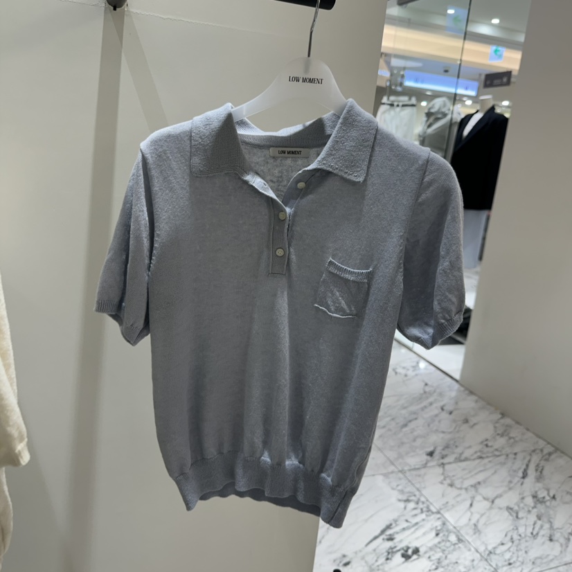 LOW MOMENT韓國東大門代購女裝新款推薦時尚26春夏針織衫亞麻LOW MOMENT針織衫圖色3