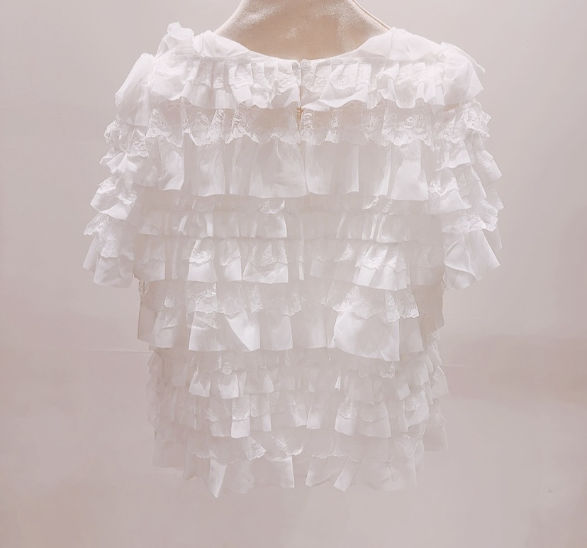 AWESOME-P韓國代購女裝新品熱賣人氣26春夏職業襯衫蕾絲衫AWESOME-P襯衫/蕾絲衫