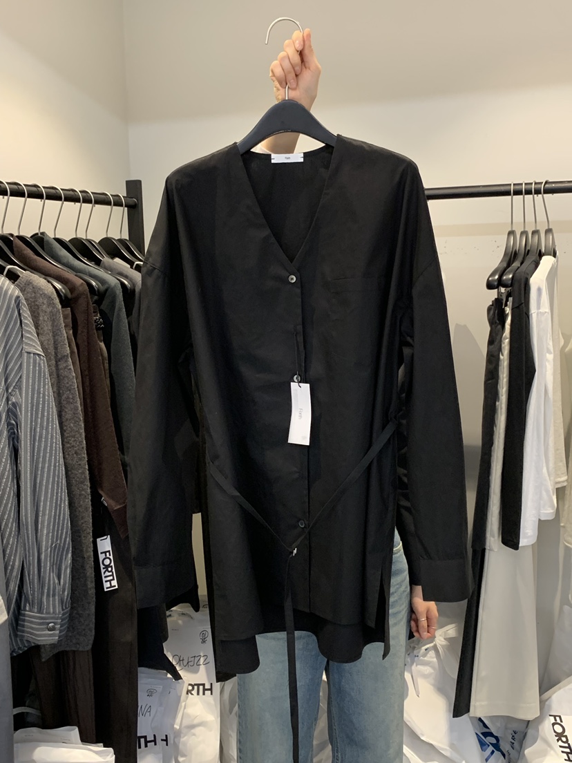 FORTH韓國代購女士新品休閑職業時尚26春夏推薦襯衫蕾絲衫FORTH襯衫/蕾絲衫圖色2