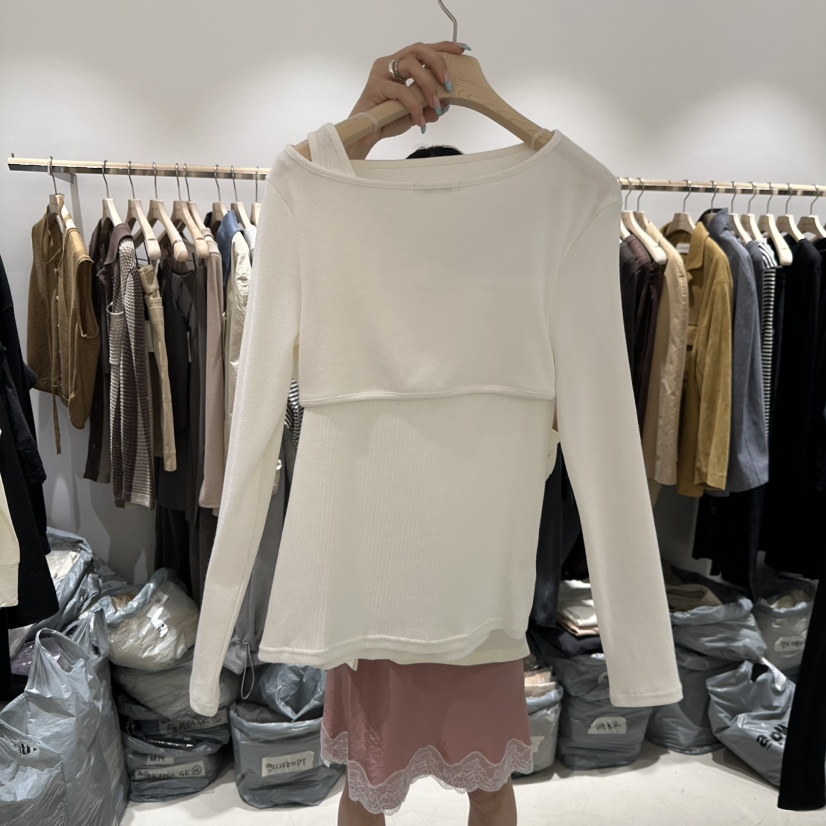 CONNAUGHT/DAILYJUD韓國直郵女裝新品熱賣休閑時尚長袖T恤CONNAUGHT/DAILYJUD長袖T恤