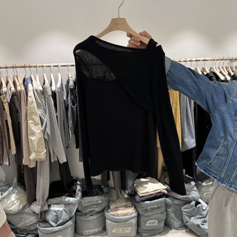 CONNAUGHT/DAILYJUD韓國直郵女裝新品熱賣休閑時尚長袖T恤CONNAUGHT/DAILYJUD長袖T恤圖色2