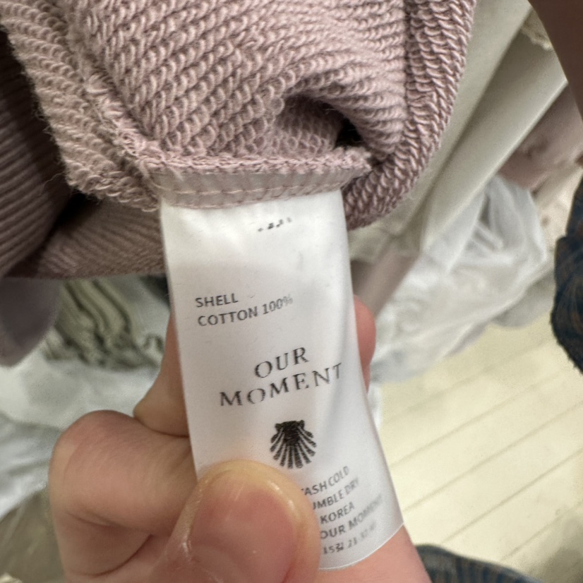 OURMOMENT韓國東大門代購女裝新品26春夏推薦休閑職業衛衣OURMOMENT衛衣