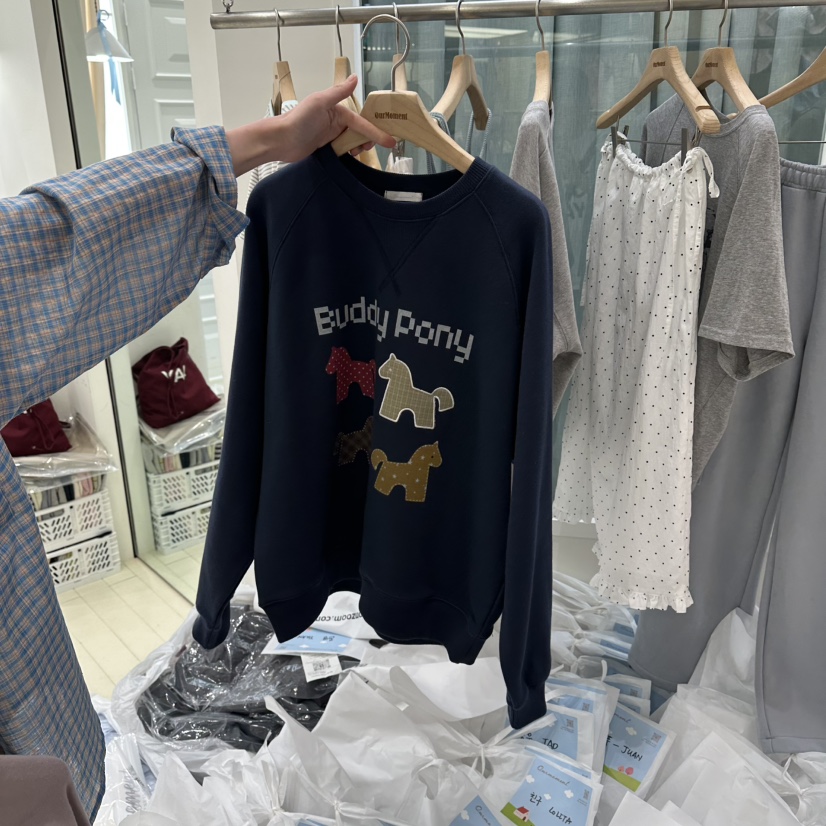 OURMOMENT韓國東大門代購女裝新品26春夏推薦休閑職業衛衣OURMOMENT衛衣圖色3