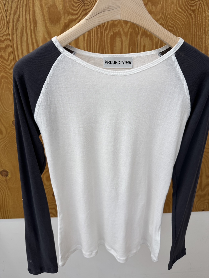 PROJECTVIEW韓國直郵女士新款職業人氣26春夏熱賣長袖T恤PROJECTVIEW長袖T恤