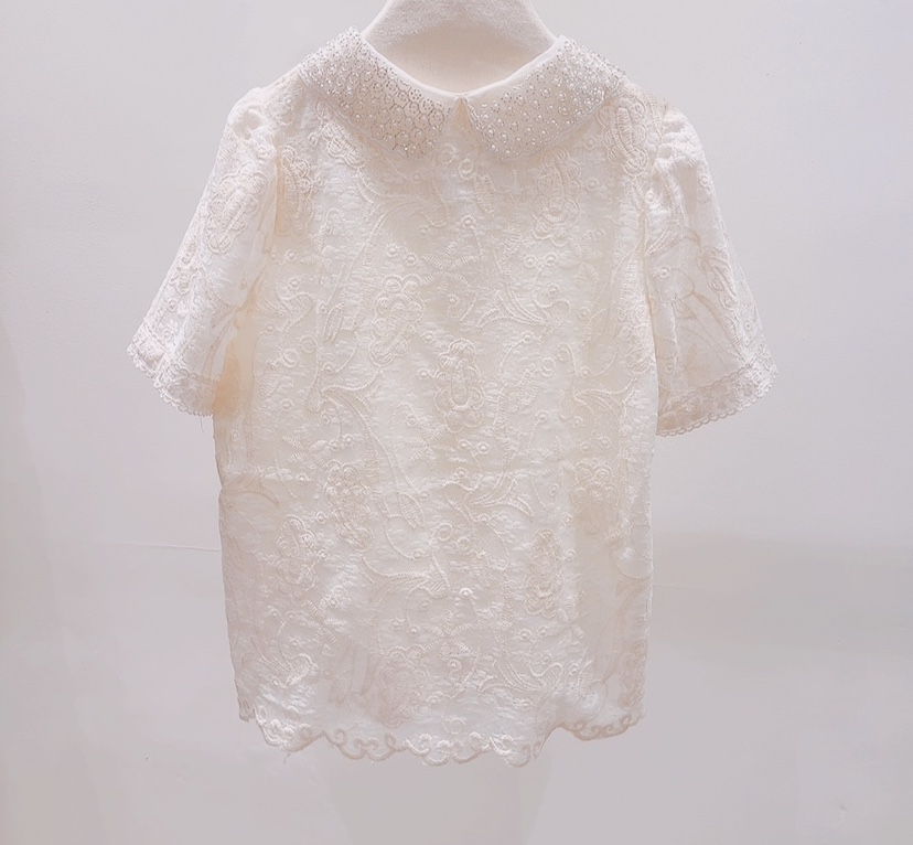 AWESOME-P韓國代購女裝新品26春夏時尚休閑熱賣襯衫蕾絲衫AWESOME-P襯衫/蕾絲衫