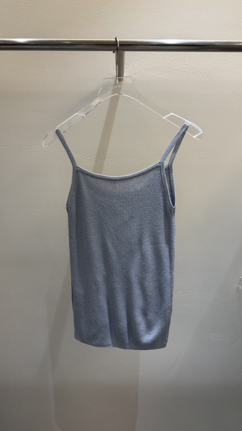 MOST OF ALL U韓國東大門直郵女士新品休閑吊帶背心亞麻羅紋MOST OF ALL U吊帶/背心圖色3