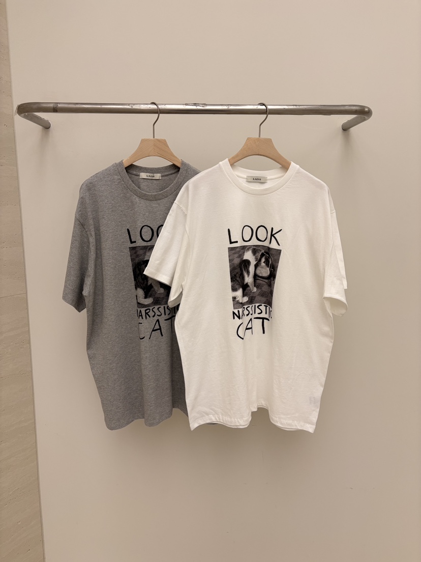 LAIVE韓國直郵女士新款推薦職業26春夏人氣熱賣休閑時尚T恤LAIVET恤