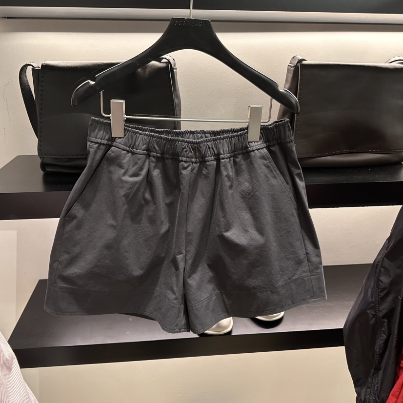 FEBRUARY 11韓國代購女裝新款推薦時尚26春夏短褲棉質斜紋布FEBRUARY 11短褲圖色3墨色