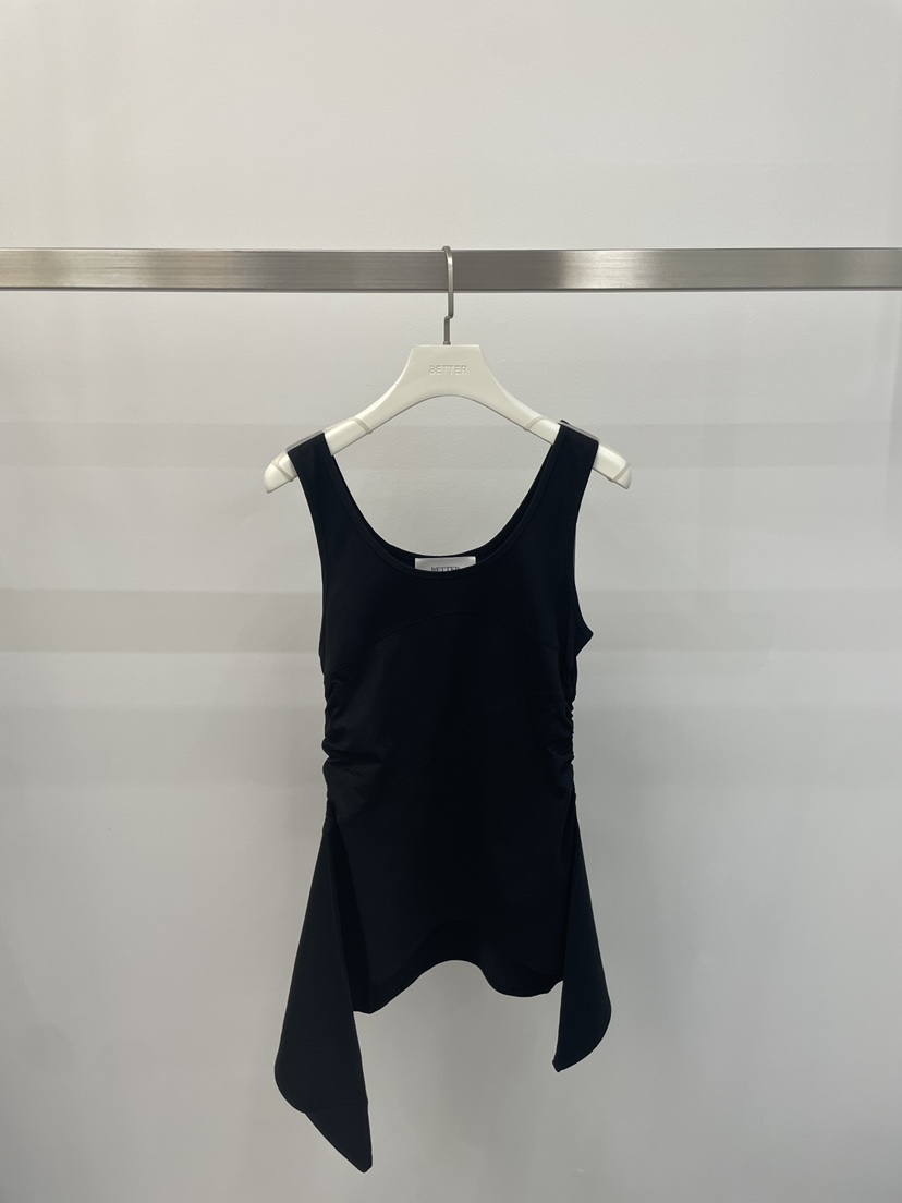 BETTER韓國直郵女士新品職業休閑推薦26春夏吊帶背心不對稱BETTER吊帶/背心圖色2