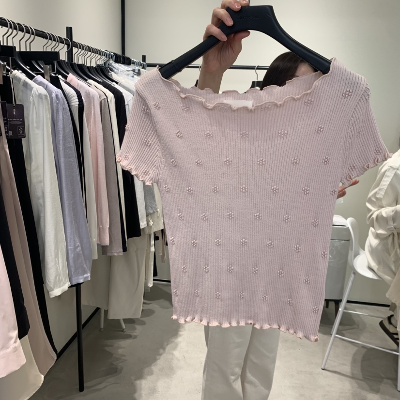 GALERIE NUIT韓國直郵女裝新品時尚人氣推薦熱賣26春夏T恤GALERIE NUITT恤圖色2