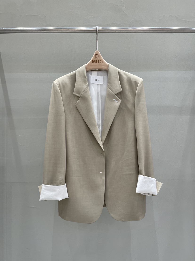 THE MUI韓國直郵女裝新品26春夏職業人氣時尚休閑熱賣夾克THE MUI夾克圖色1