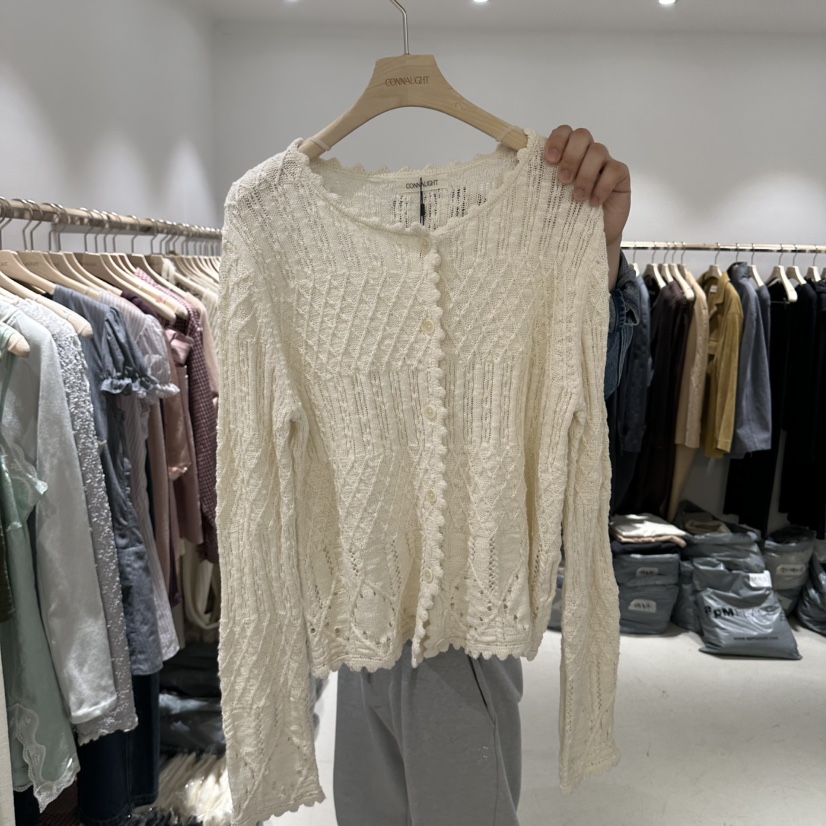 CONNAUGHT/DAILYJUD韓國東大門直郵女裝新款休閑針織衫開衫CONNAUGHT/DAILYJUD針織衫圖色1