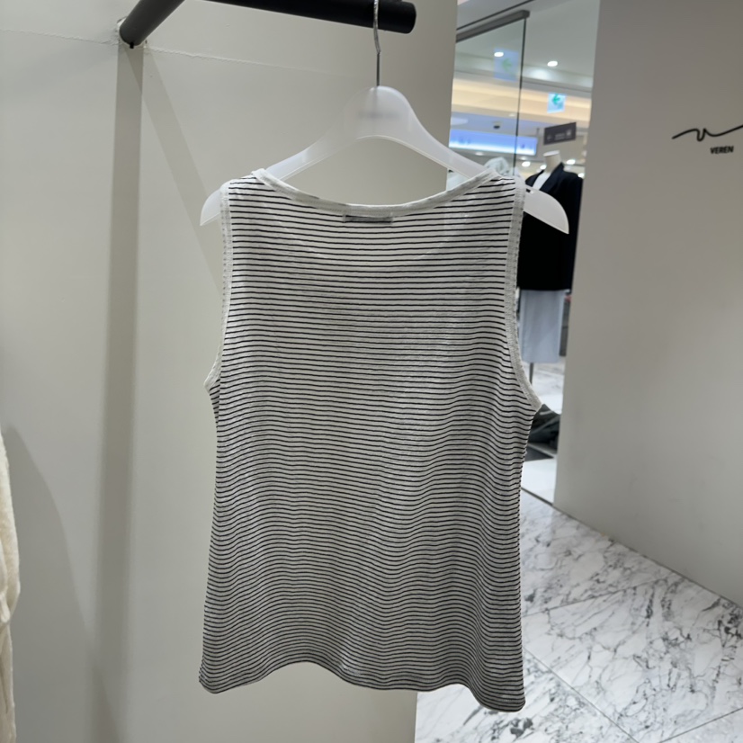 LOW MOMENT韓國東大門直郵女裝新品時尚熱賣吊帶背心亞麻LOW MOMENT吊帶/背心