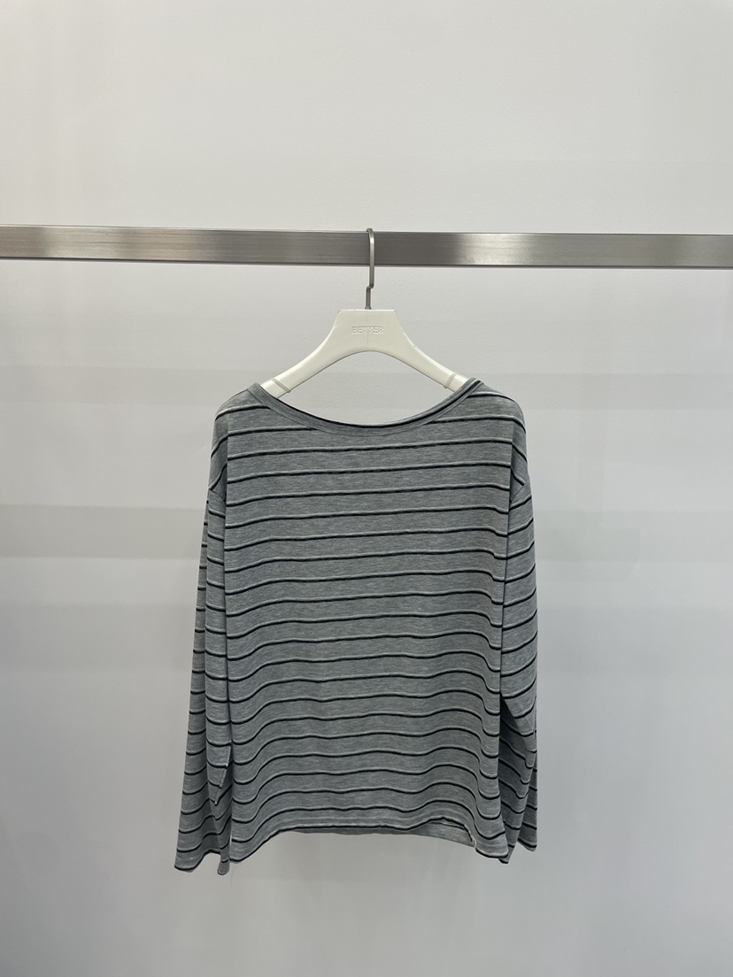 BETTER韓國直郵實拍女士新款26春夏人氣推薦時尚長袖T恤露肩BETTER長袖T恤圖色3