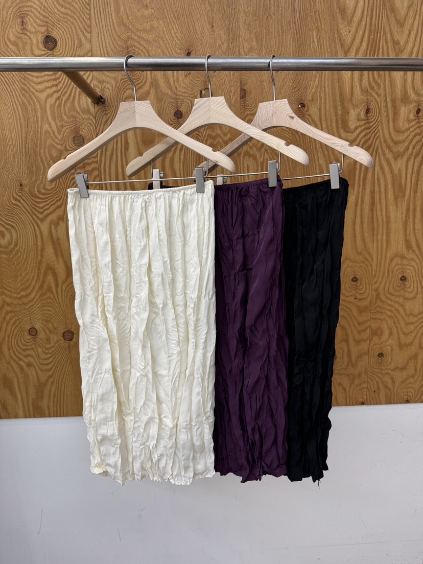 PROJECTVIEW韓國直郵女裝新品時尚推薦職業休閑人氣長裙褶裥PROJECTVIEW長裙