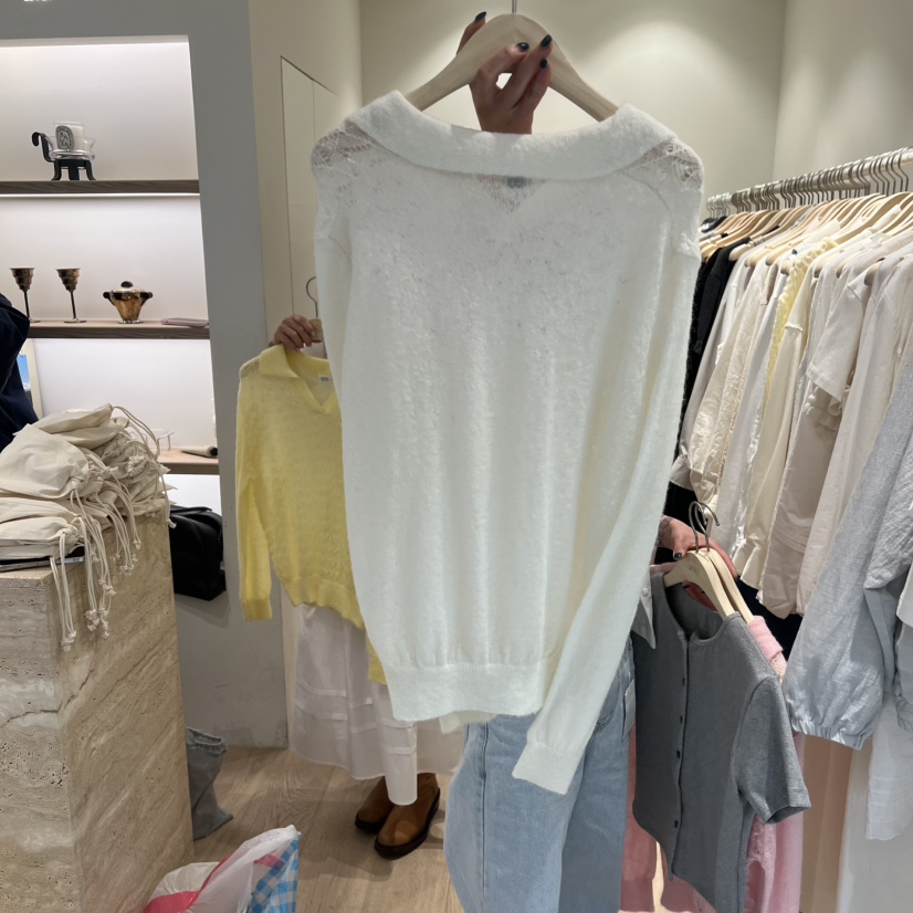 LIFFEY韓國東大門代購女裝新款熱賣26春夏職業時尚針織衫LIFFEY針織衫