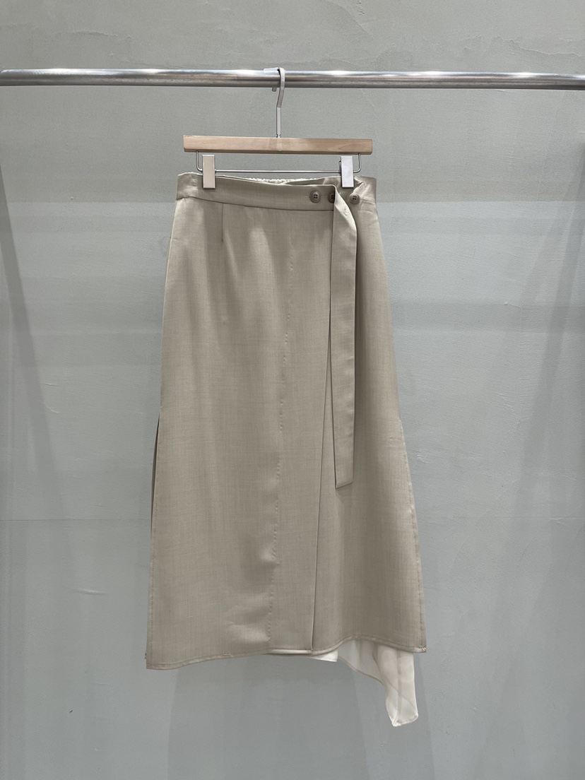 THE MUI韓國直郵女裝新款時尚職業推薦人氣休閑長裙雪紡THE MUI長裙圖色2