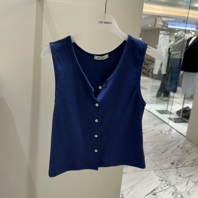 LOW MOMENT韓國東大門代購女士新款休閑推薦人氣馬甲羅紋LOW MOMENT馬甲圖色3