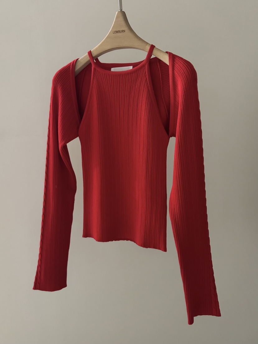 LOWBURN韓國東大門直郵女裝新品時尚職業套裝兩件套套裝羅紋LOWBURN套裝圖色4