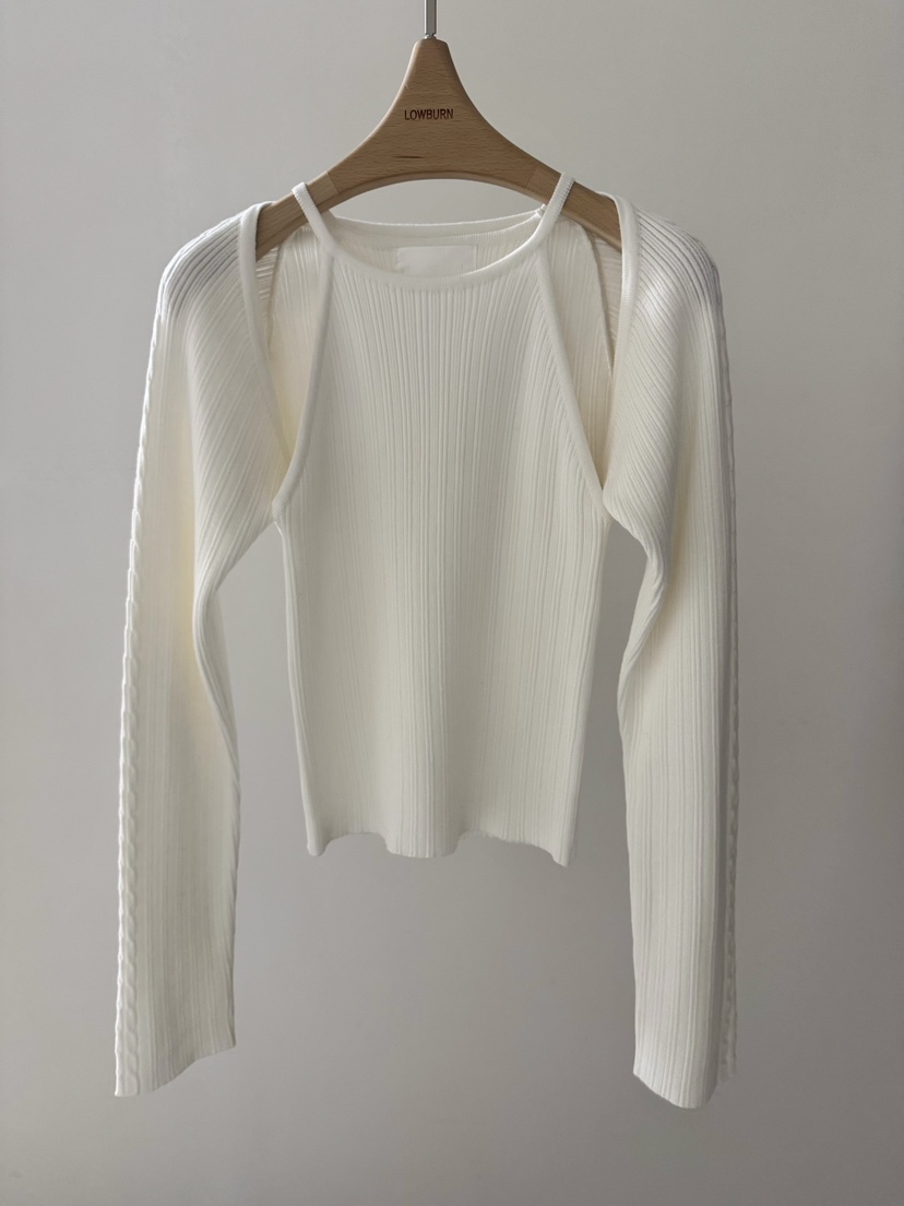 LOWBURN韓國東大門直郵女裝新品時尚職業套裝兩件套套裝羅紋LOWBURN套裝圖色5