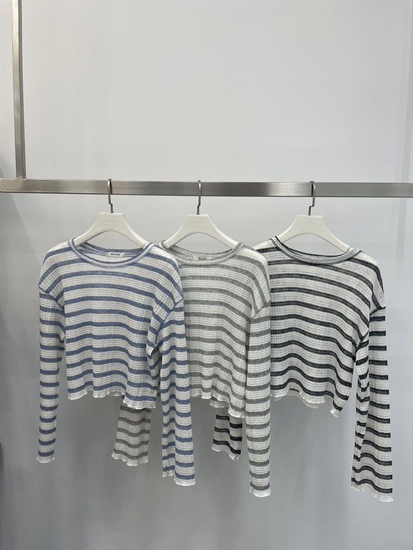 BETTER韓國東大門直郵女裝新品職業26春夏休閑時尚長袖T恤BETTER長袖T恤