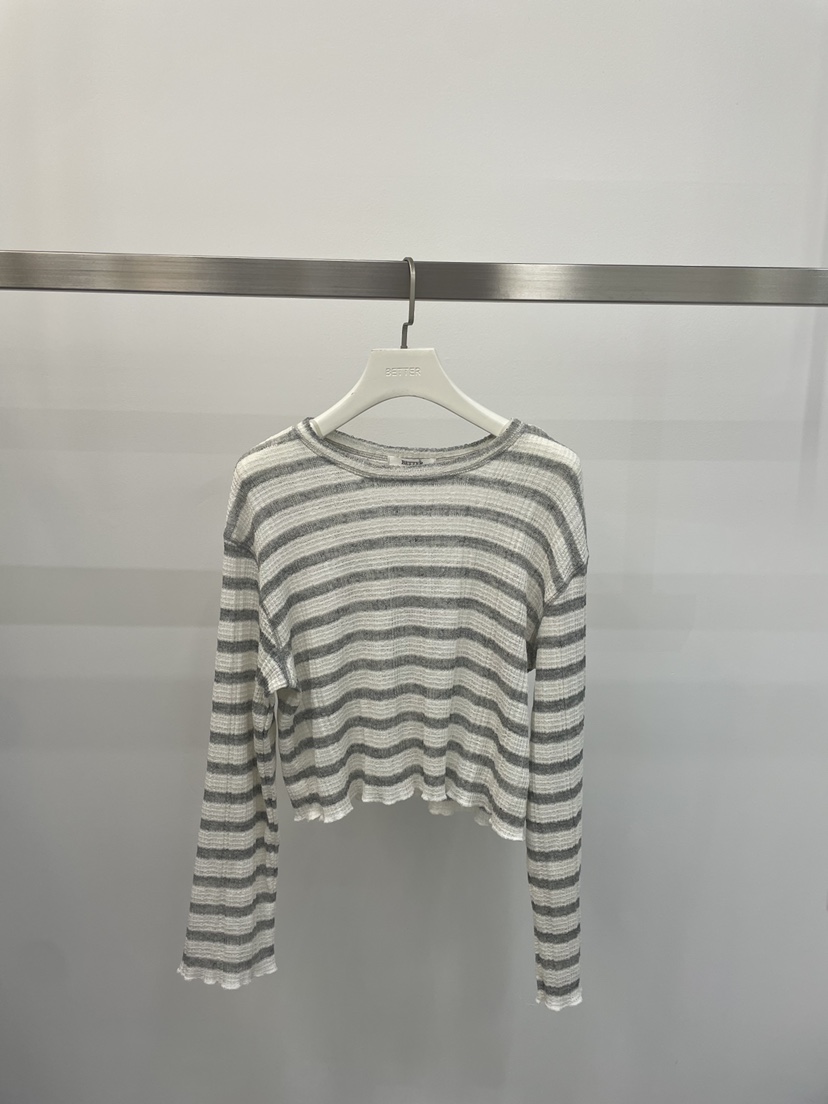 BETTER韓國東大門直郵女裝新品職業26春夏休閑時尚長袖T恤BETTER長袖T恤圖色3