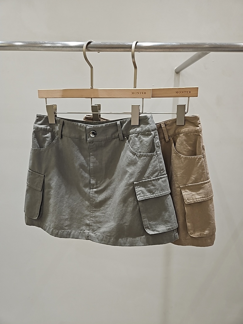 MONTER韓國直郵女裝新品時尚職業熱賣人氣推薦休閑26春夏短裙MONTER短裙