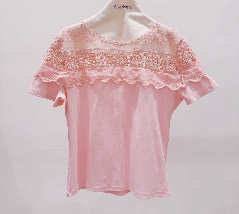 AWESOME-P韓國直郵實拍女士新品人氣推薦熱賣職業休閑T恤AWESOME-PT恤圖色1