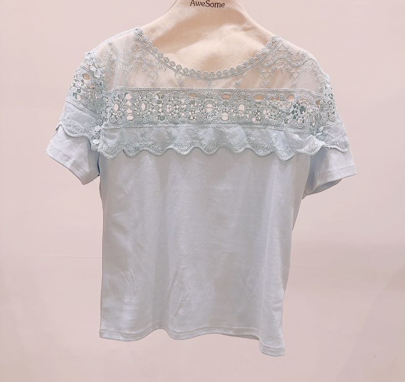 AWESOME-P韓國直郵實拍女士新品人氣推薦熱賣職業休閑T恤AWESOME-PT恤圖色2