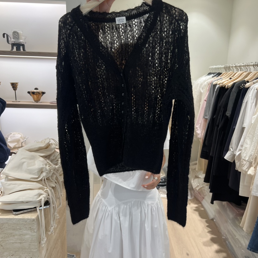 LIFFEY韓國東大門代購女士新款26春夏熱賣推薦時尚針織衫LIFFEY針織衫圖色1