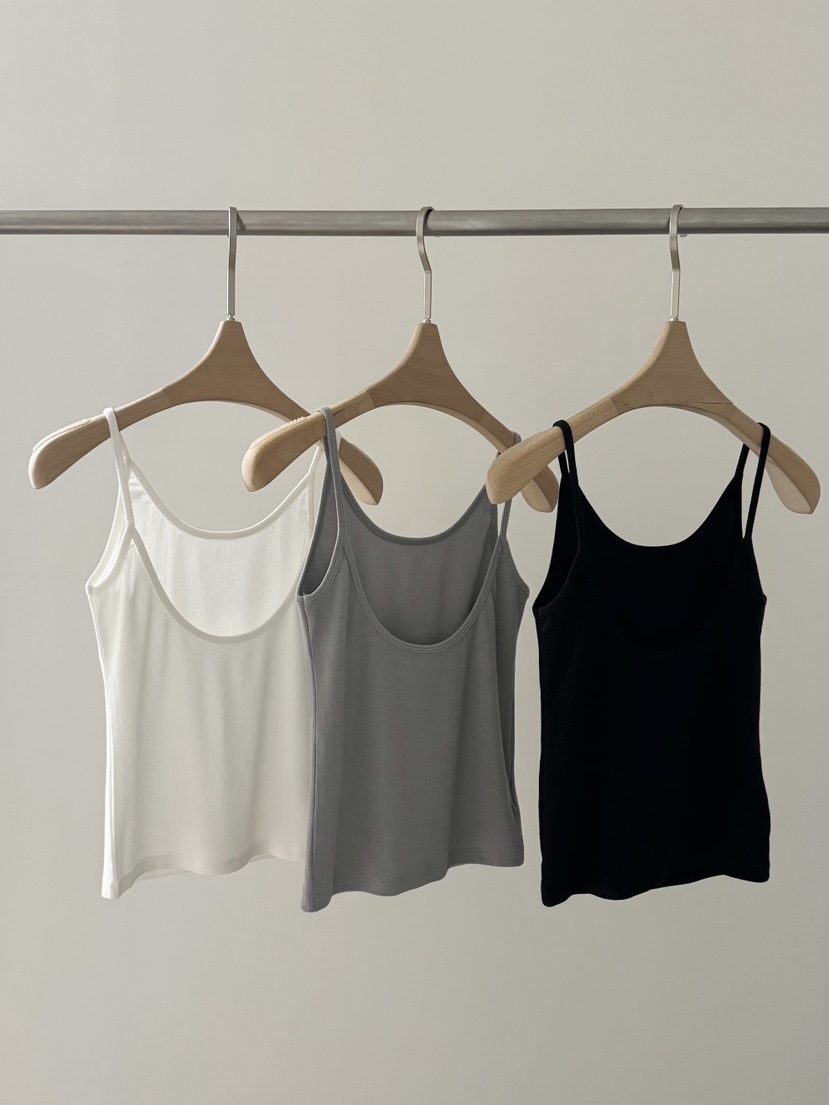 LOWBURN韓國代購女士新款熱賣26春夏人氣休閑時尚吊帶背心LOWBURN吊帶/背心