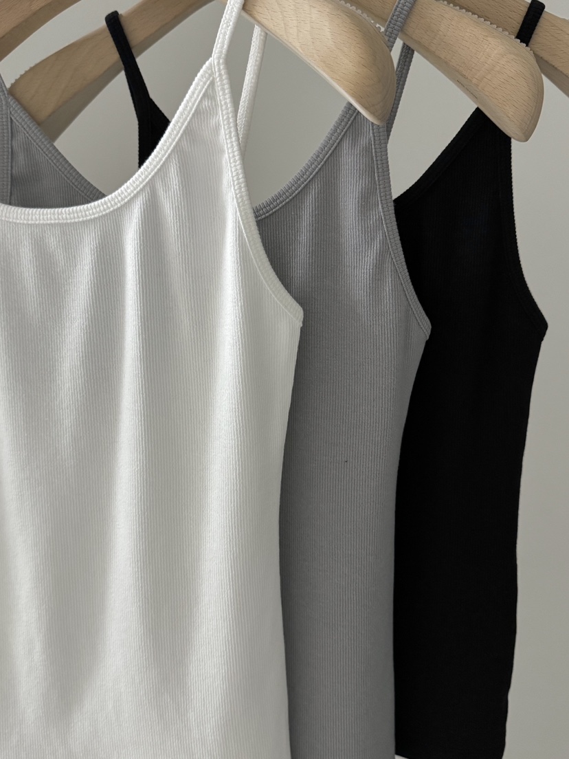 LOWBURN韓國代購女士新款熱賣26春夏人氣休閑時尚吊帶背心LOWBURN吊帶/背心