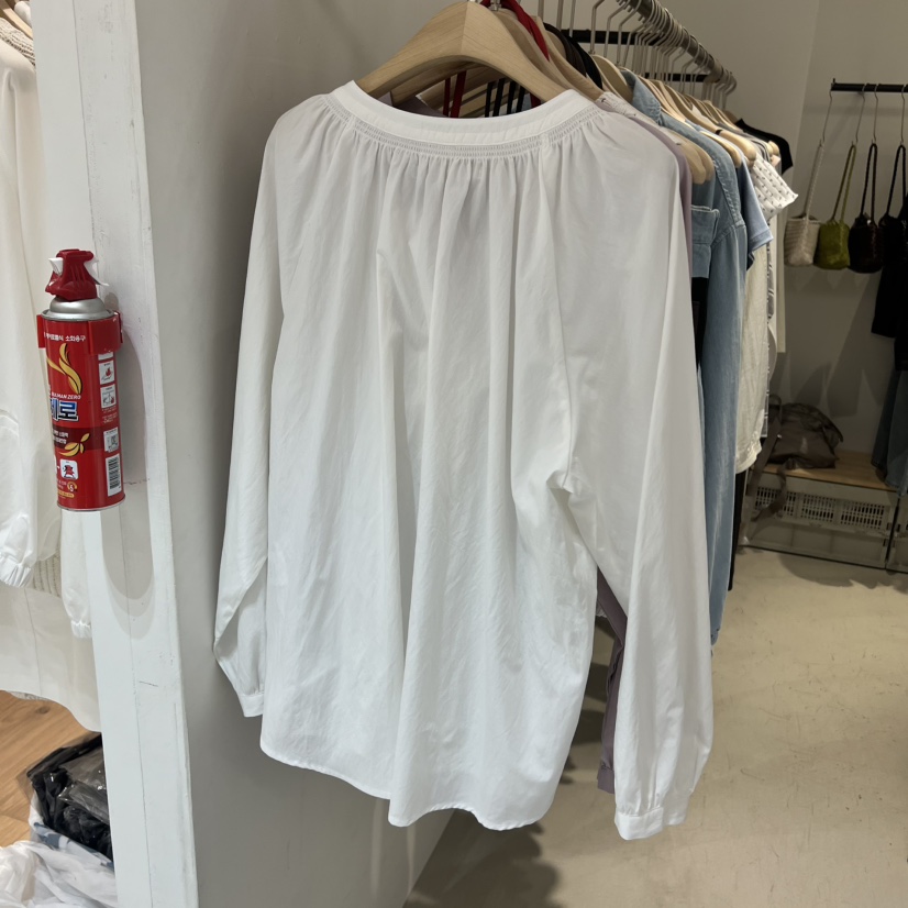 PLATE韓國直郵女士新品時尚26春夏職業推薦人氣襯衫蕾絲衫PLATE襯衫/蕾絲衫