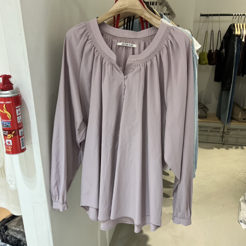 PLATE韓國直郵女士新品時尚26春夏職業推薦人氣襯衫蕾絲衫PLATE襯衫/蕾絲衫圖色2