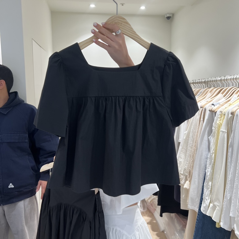 LIFFEY韓國代購女裝新款推薦職業熱賣26春夏休閑襯衫蕾絲衫LIFFEY襯衫/蕾絲衫圖色2