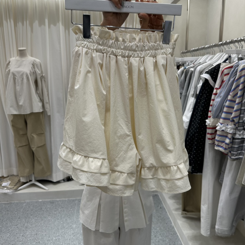 AFTERNOON韓國東大門代購女士新品職業時尚人氣休閑推薦短褲AFTERNOON短褲圖色1杏色