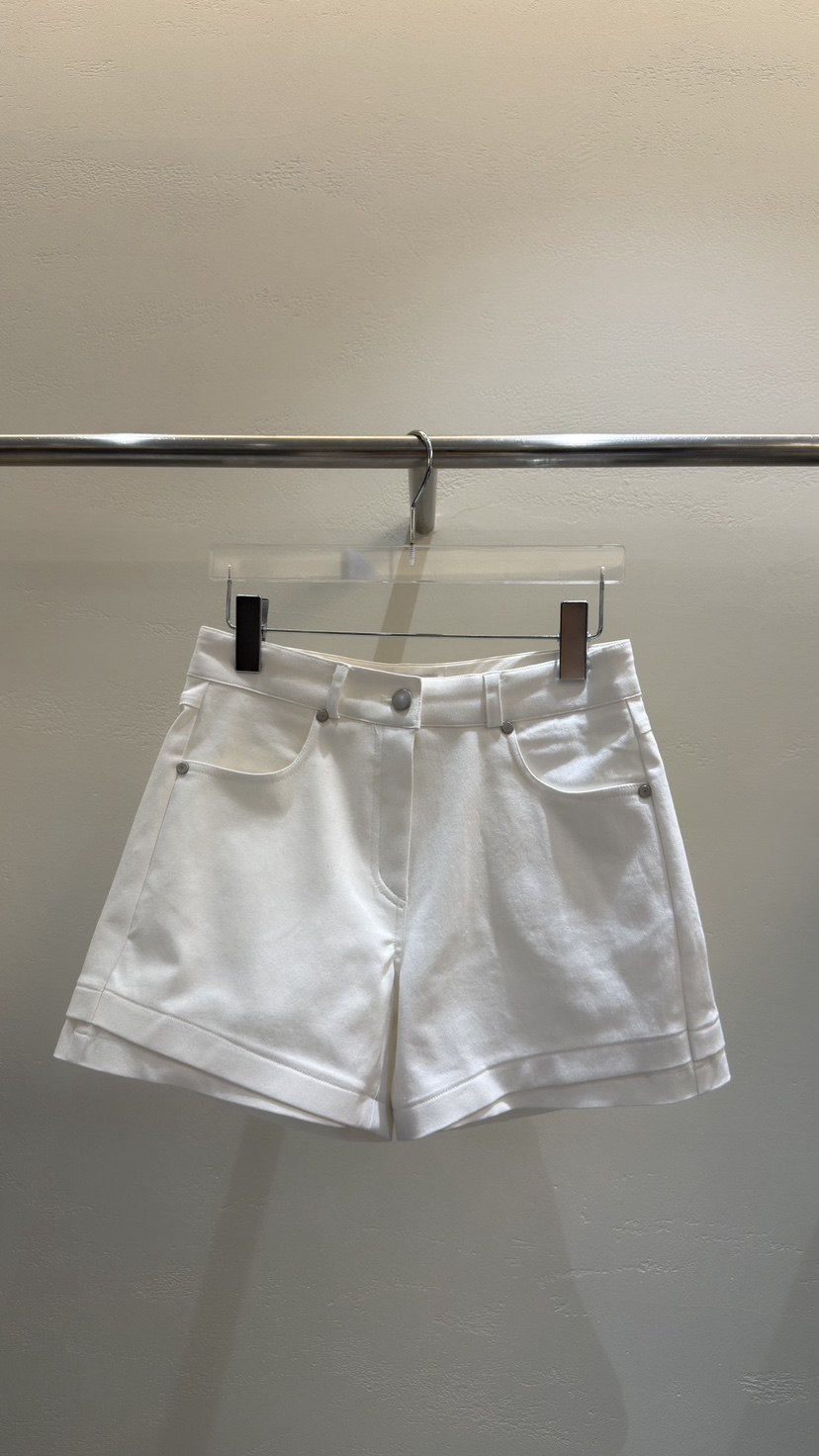 MOST OF ALL U韓國直郵女士新品推薦職業休閑時尚短褲MOST OF ALL U短褲圖色1白色