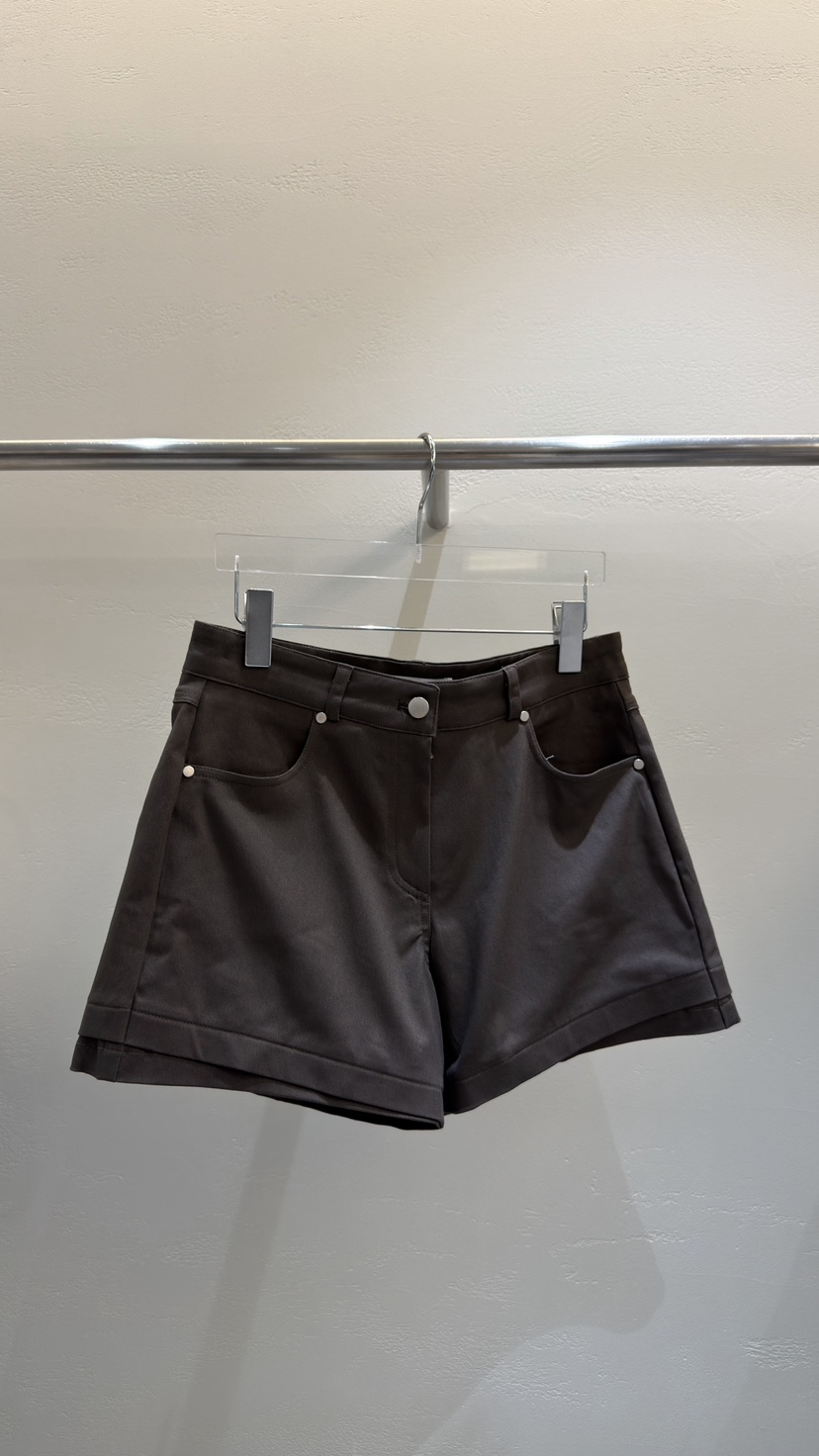 MOST OF ALL U韓國直郵女士新品推薦職業休閑時尚短褲MOST OF ALL U短褲圖色2棕色