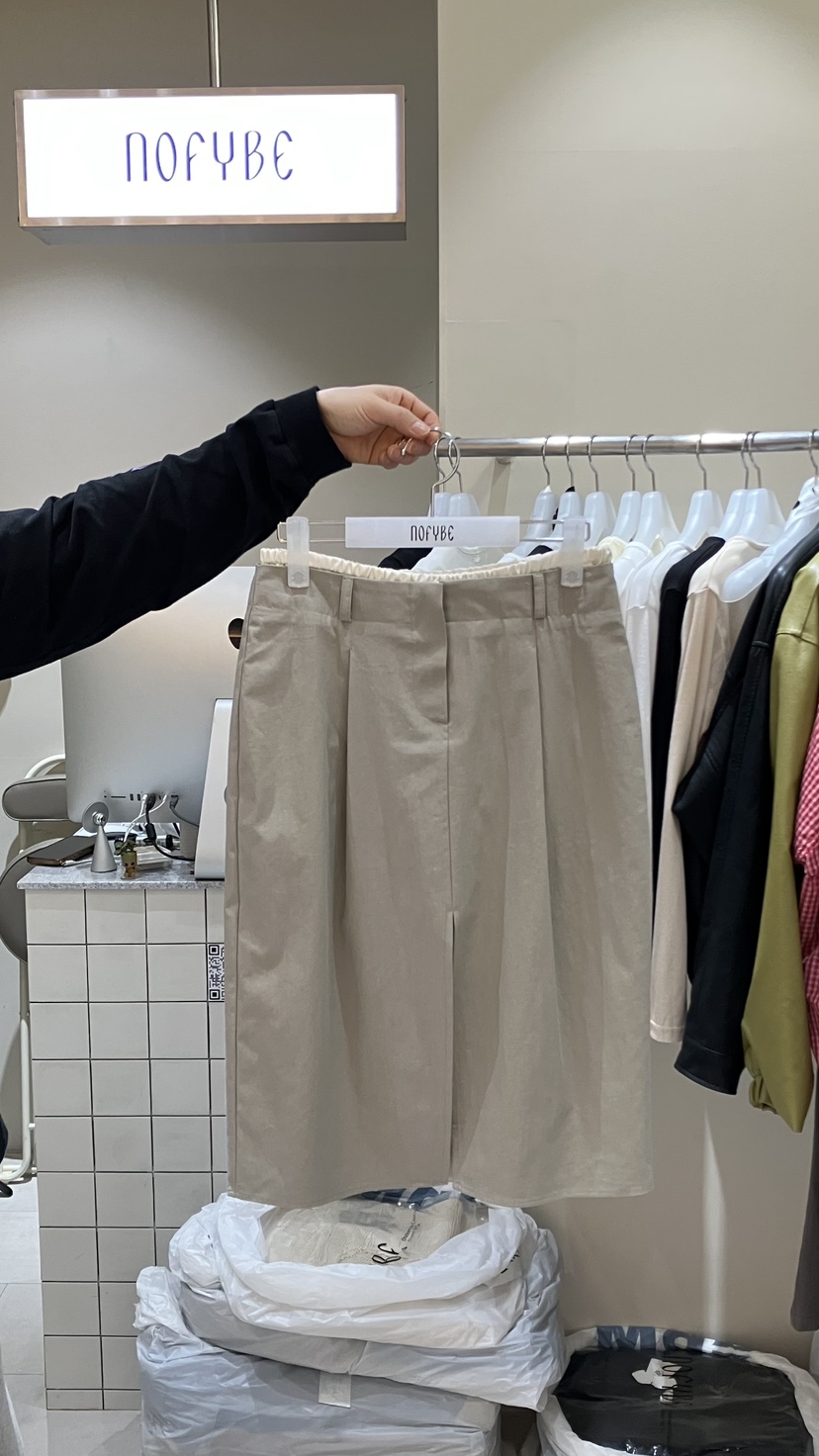 NOFYBE韓國直郵女士新品推薦人氣時尚26春夏半身裙中短裙NOFYBE半身裙/中短裙圖色1