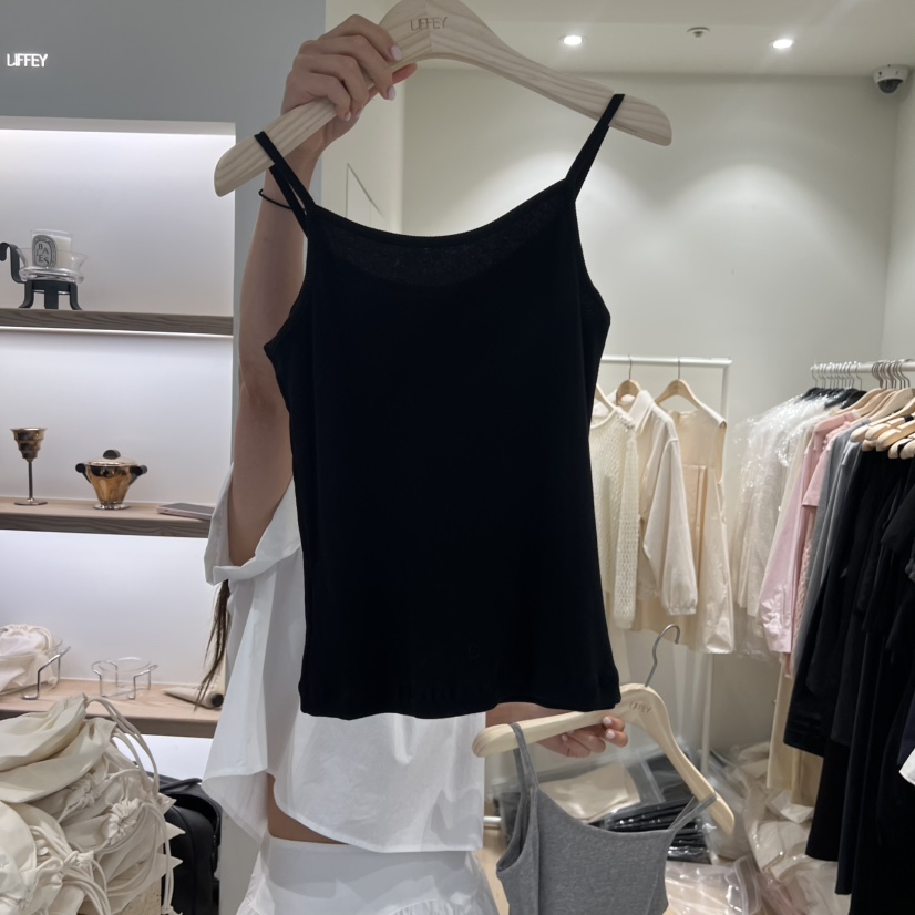 LIFFEY韓國代購女士新款熱賣時尚26春夏休閑人氣吊帶背心LIFFEY吊帶/背心圖色2