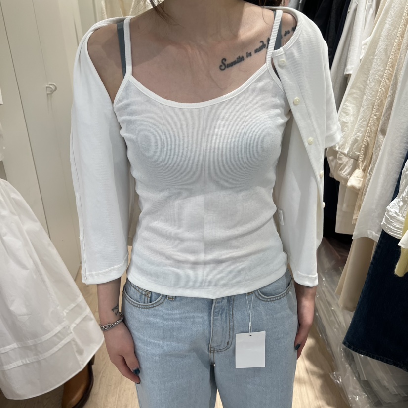 LIFFEY韓國代購女士新款熱賣時尚26春夏休閑人氣吊帶背心LIFFEY吊帶/背心圖色4